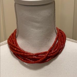 Vintage Kenneth J Lane Coral Necklace